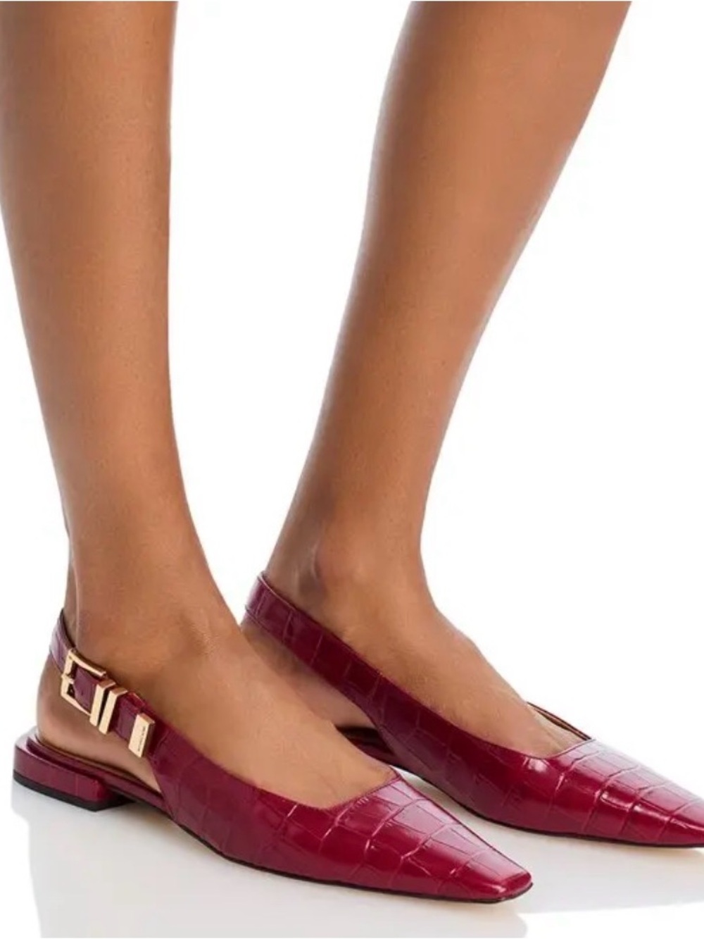 MICHAEL Michael Kors
Women's Darrington
Slingback Flats Croc Embossed Size 9